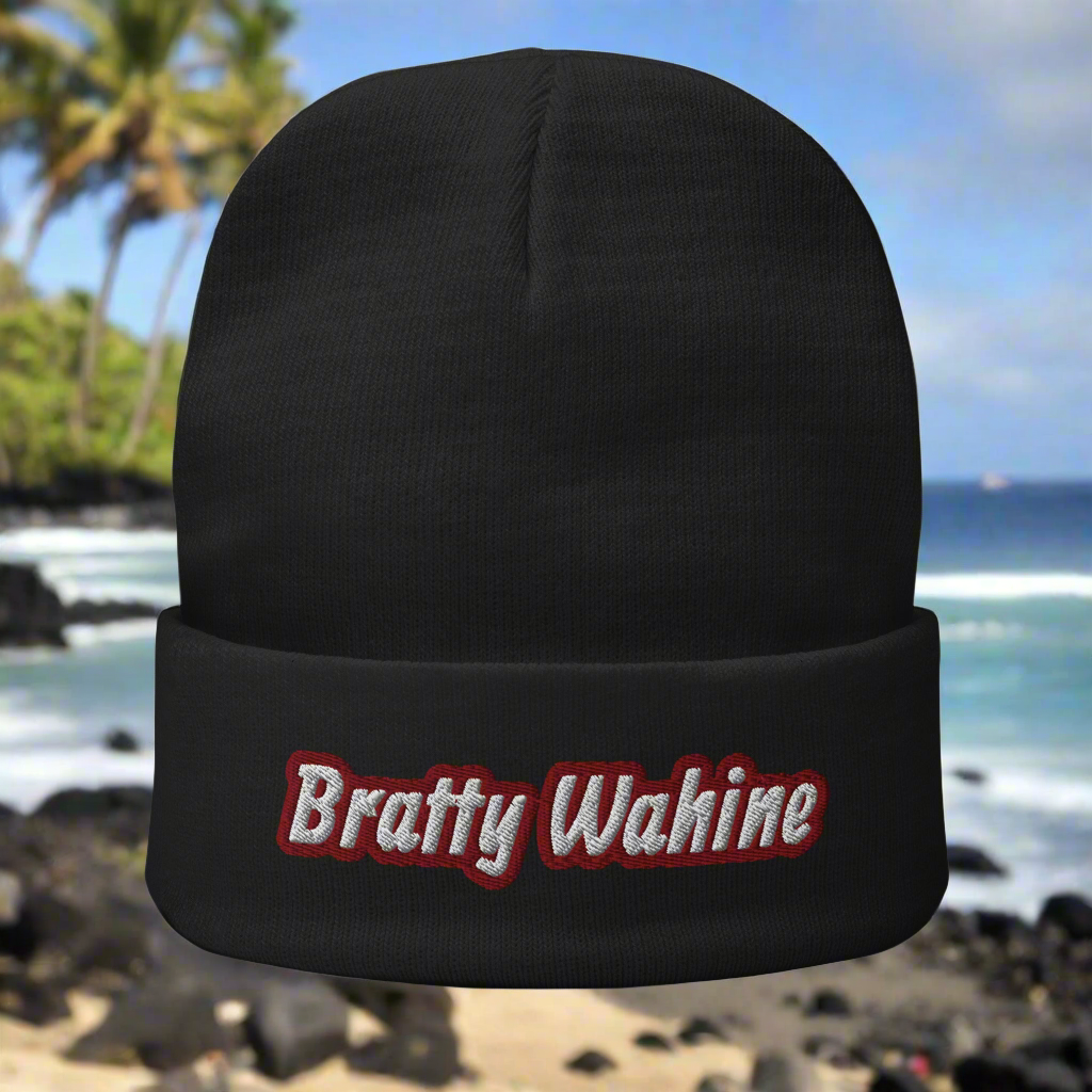 Bratty Wahine Beanie (Red)