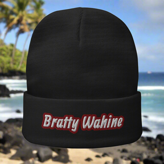 Bratty Wahine Beanie (Red)
