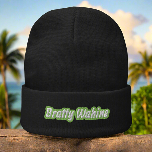 Bratty Wahine Beanie (Green)